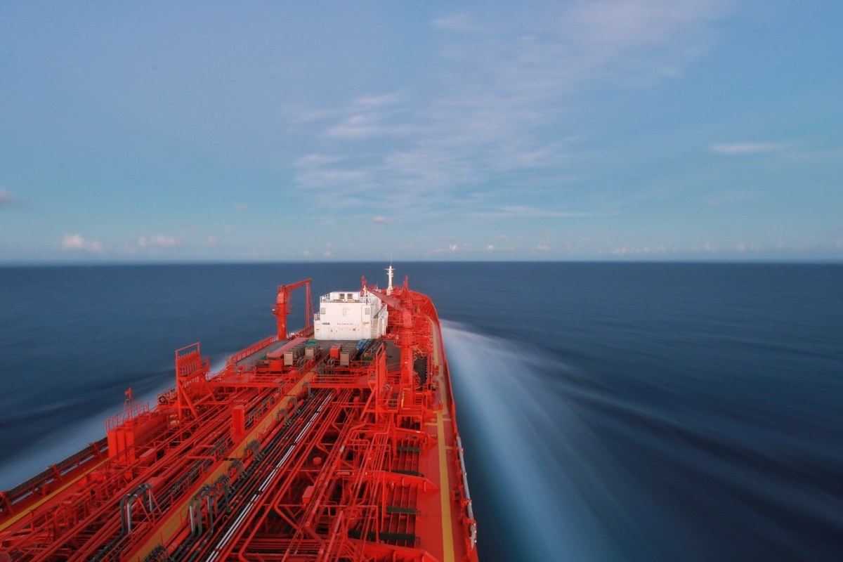 Odfjell vessel on the ocean