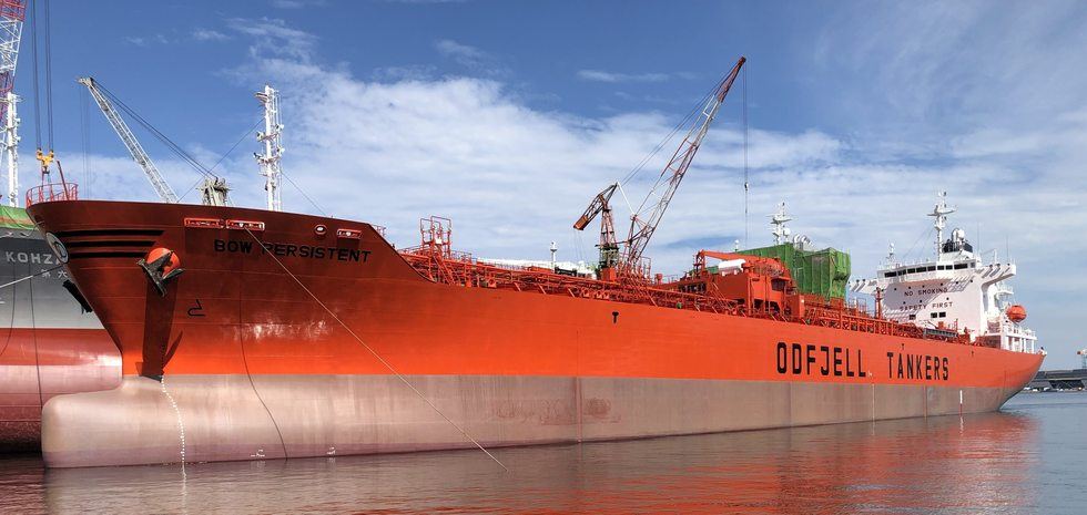 36,000 dwt chemical tanker Bow Persistent