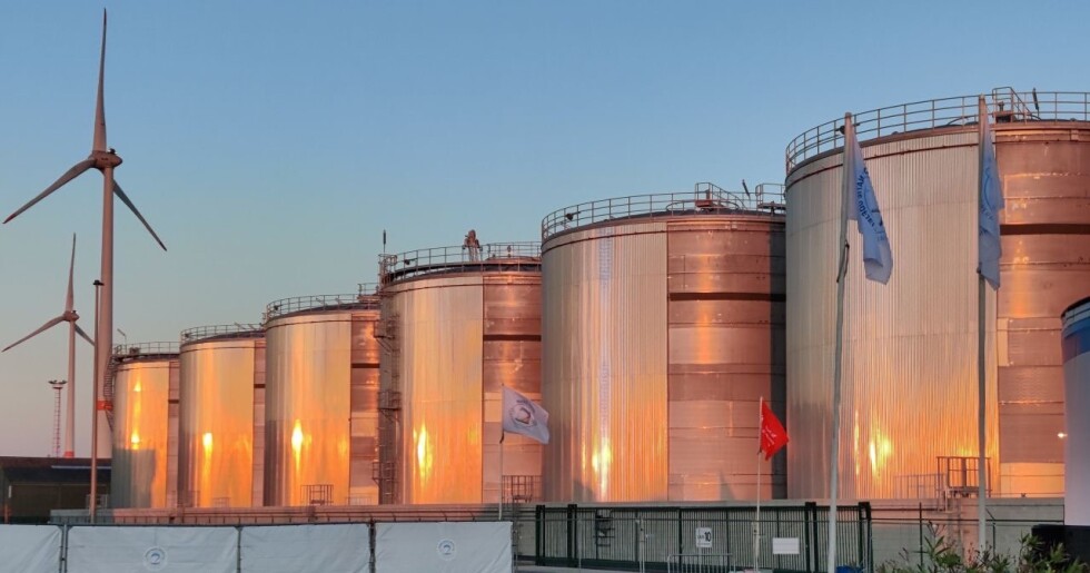 The seven tanks pit at Noord Natie Odfjell Antwerp Terminals.