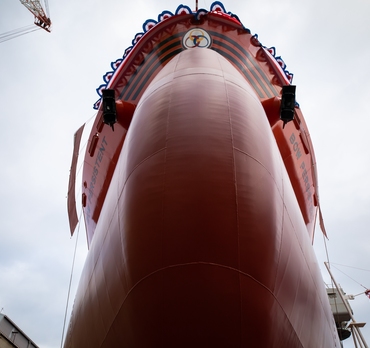 Naming ceremony of the new chemical tanker Bow Persistent.