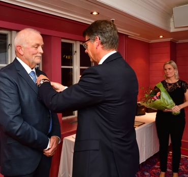 Odfjell seafarers awarded for loyalty and service. Photo by Gunnar Eide